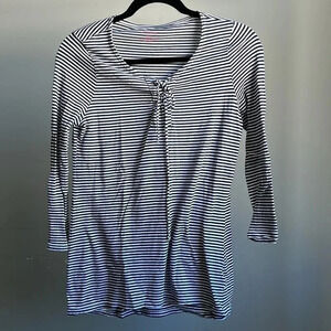 Sonoma Striped Shirt | Three Quarter Sleeves | Nautical Stripes | Stripes